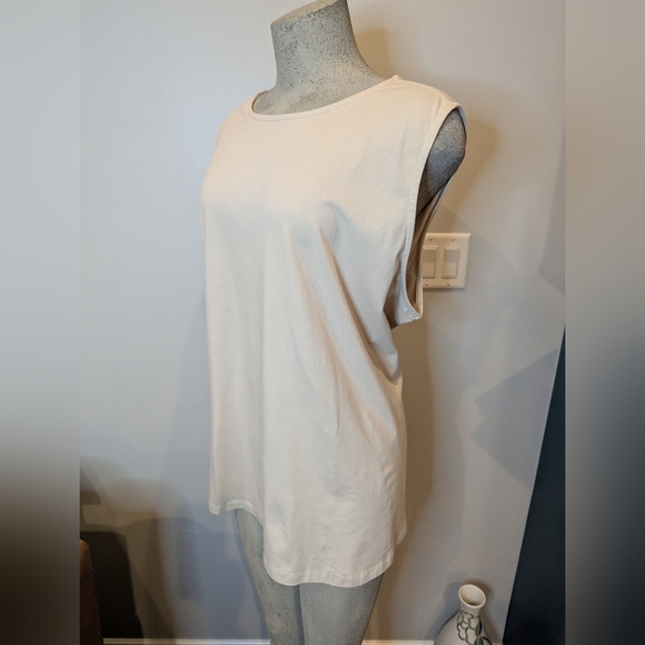 NWT Neon Buddha everyday cotton Tank Top in stone Size 3x - Picture 3 of 10